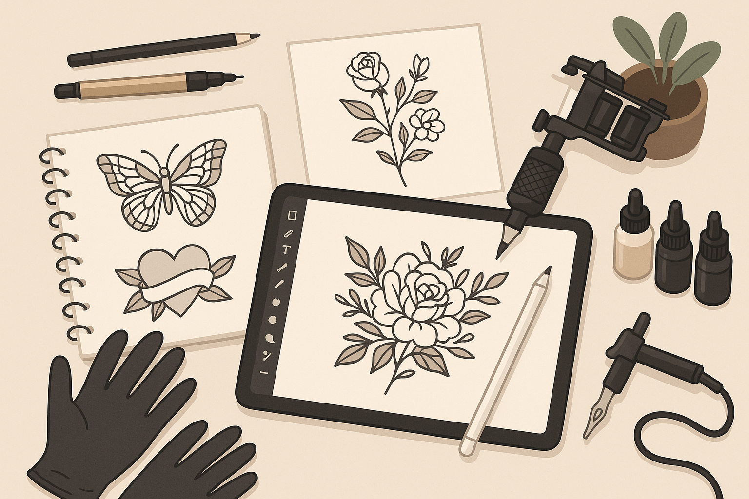 Tattoo Generator IQ design process
