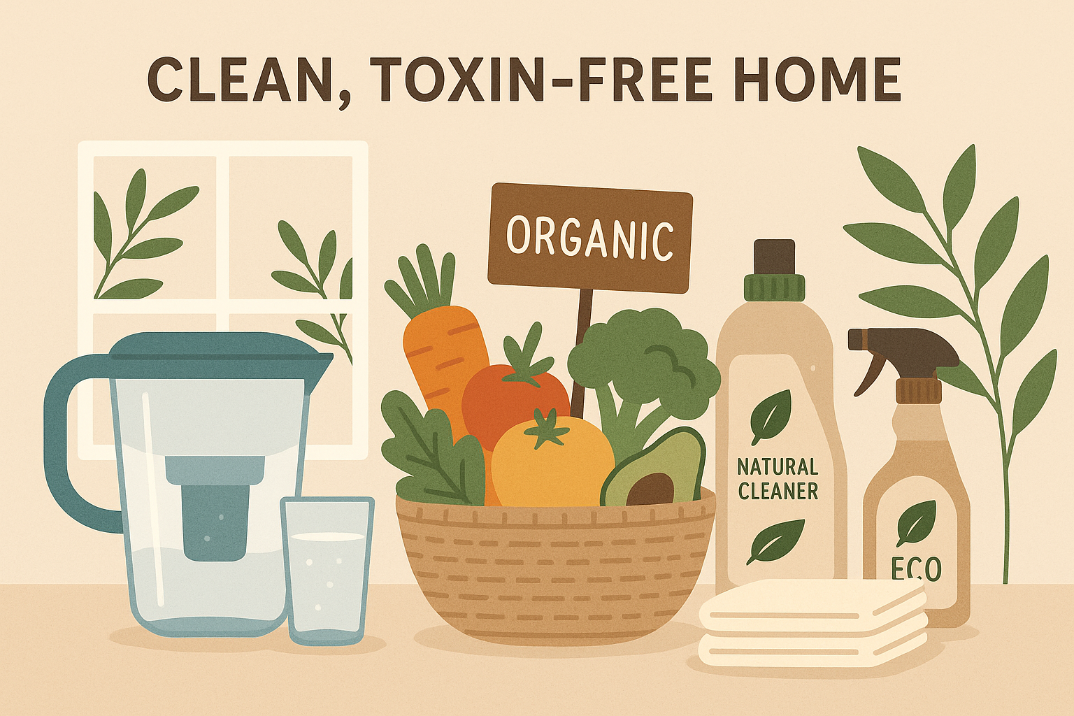 Environmental toxin reduction for mitochondrial protection