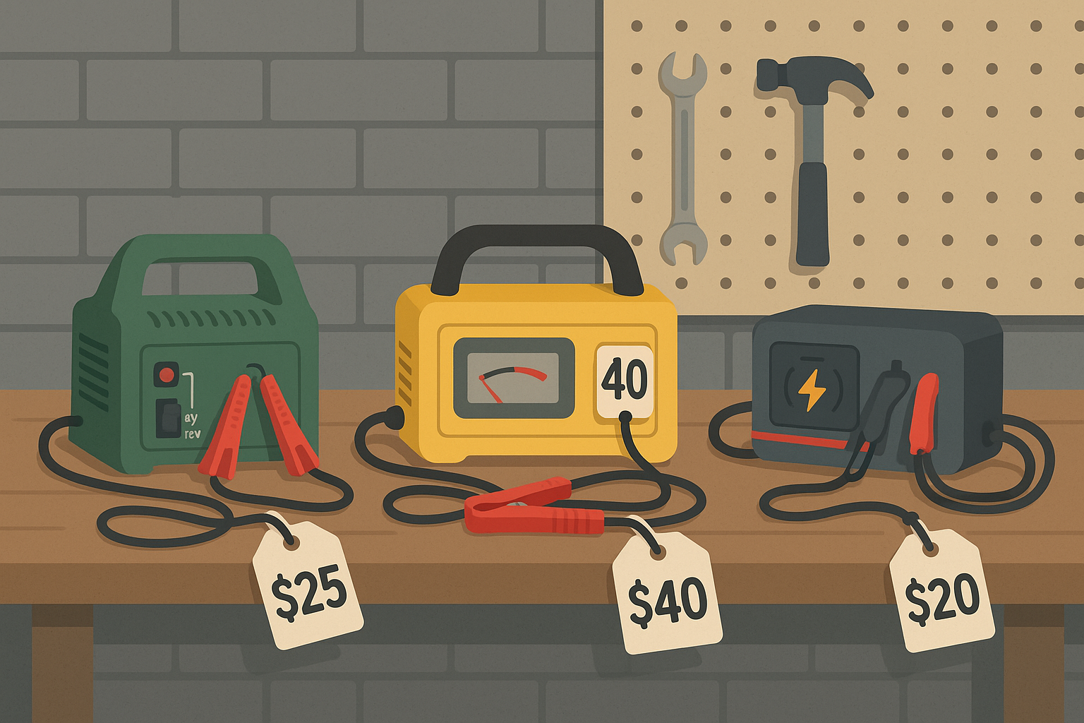 Budget motorcycle battery tenders