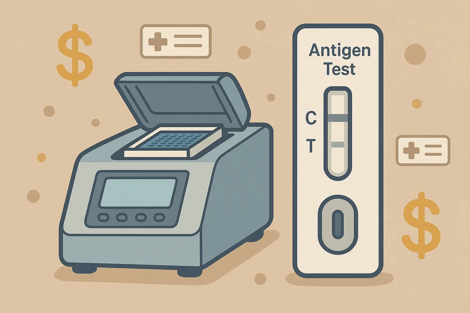 PCR vs Antigen Test comparison