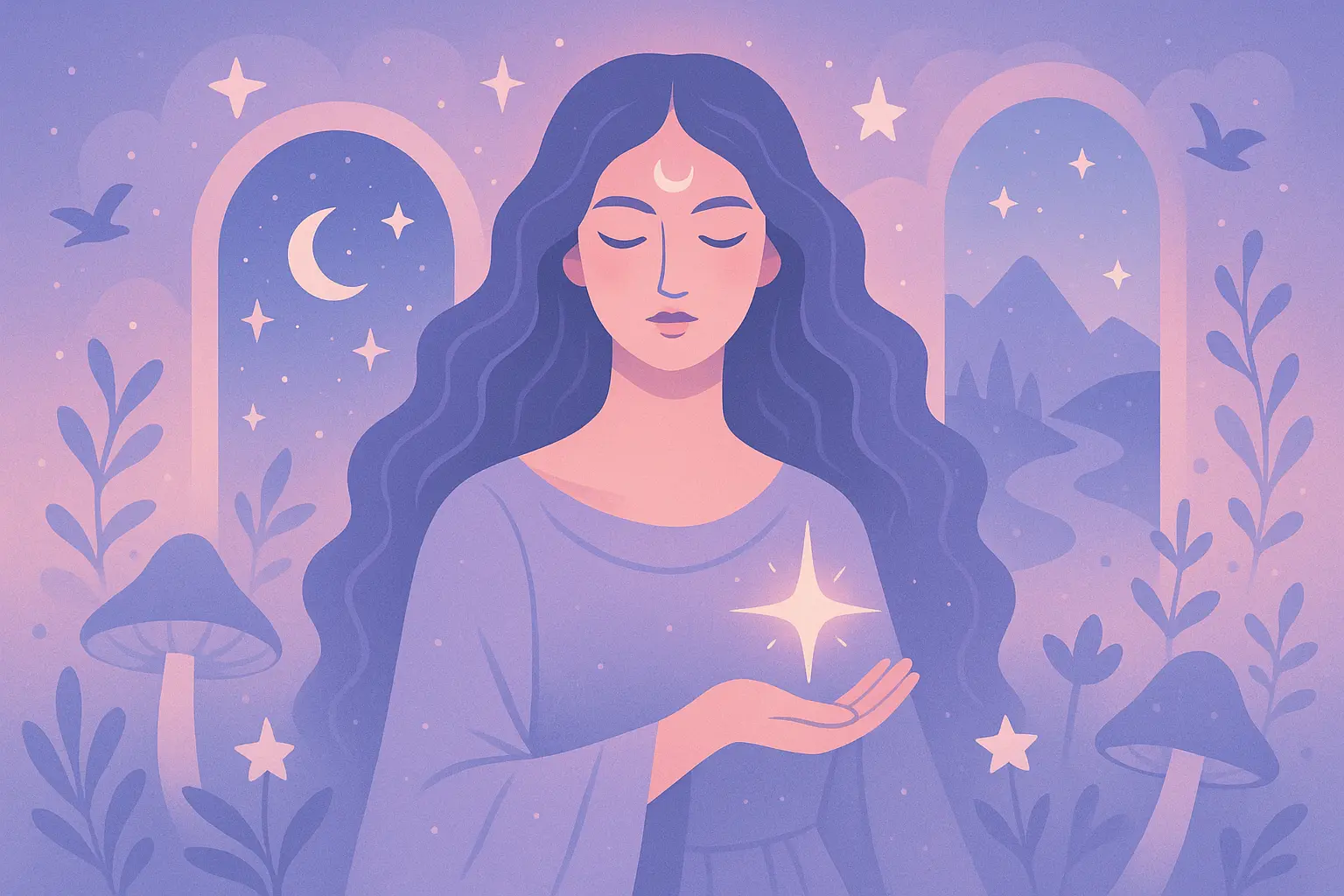 Gothic romance scene with mysterious supernatural elements