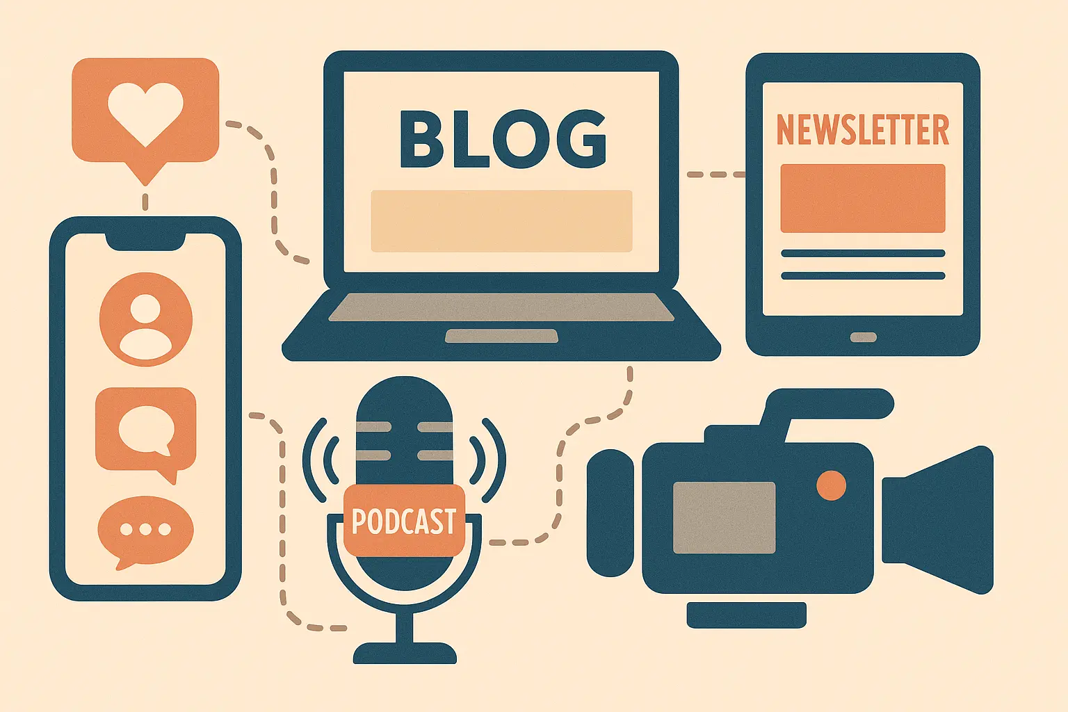 Multi-platform content creation workspace