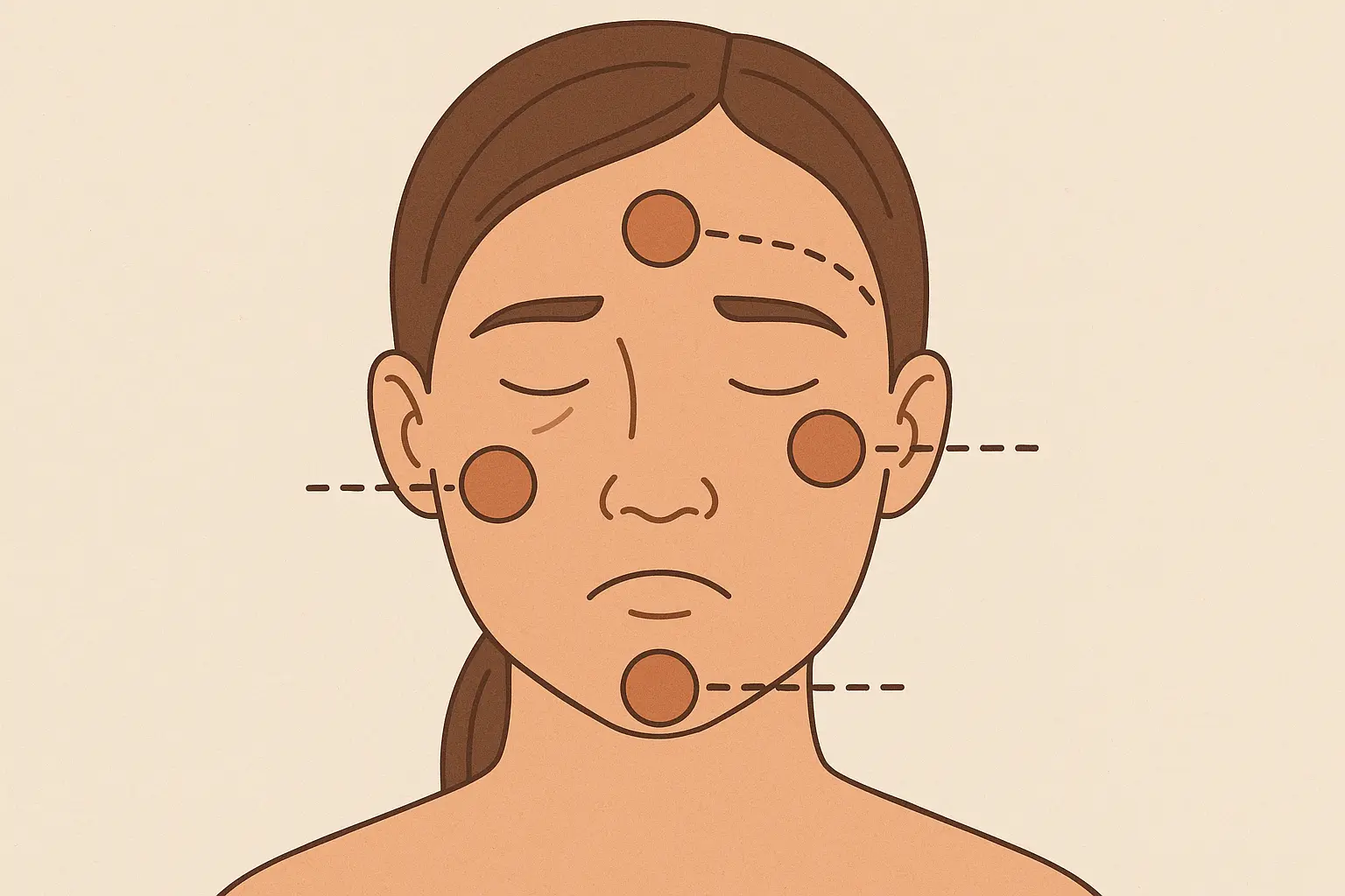 Facial dehydration assessment techniques