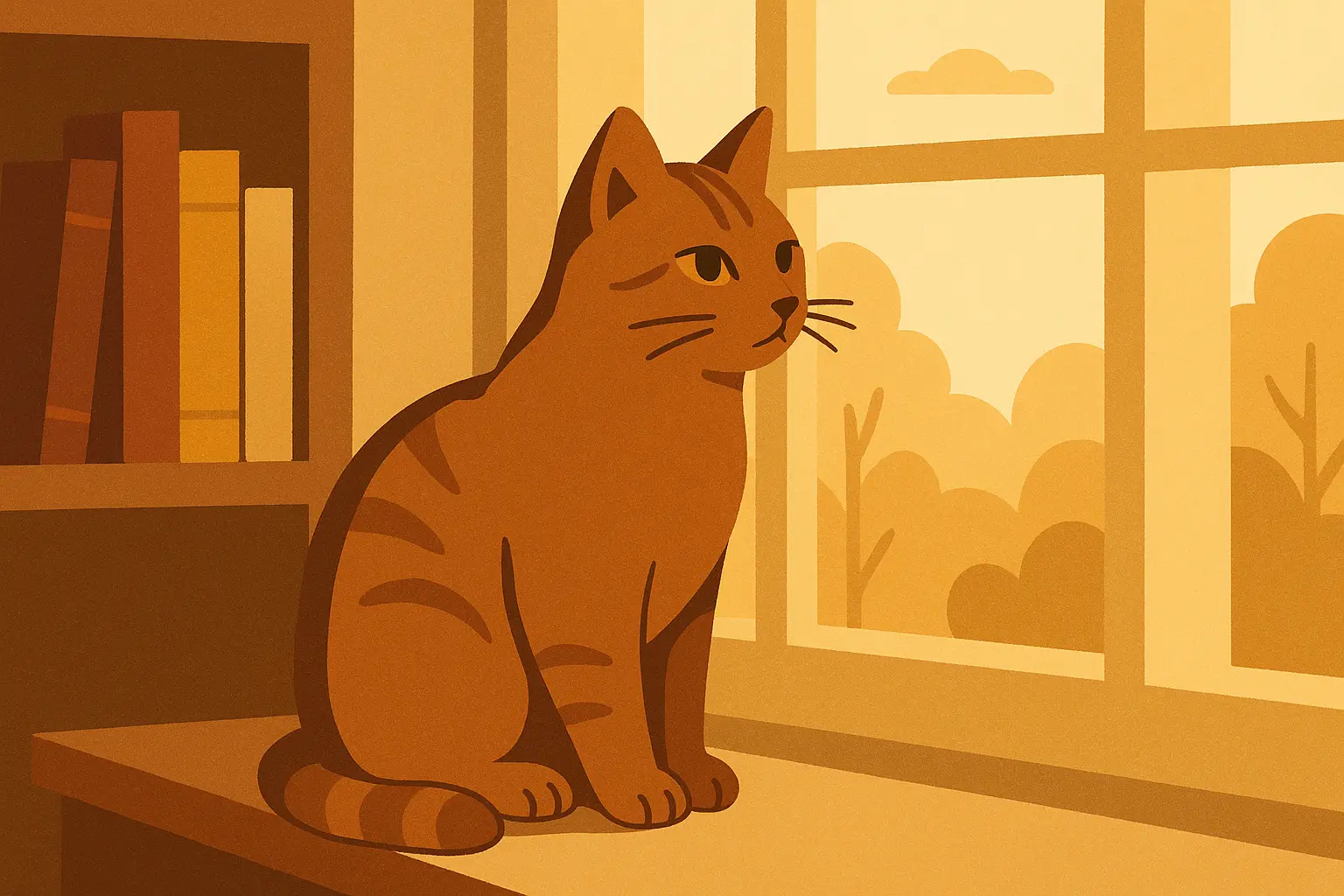 Emotional connection between human and cat