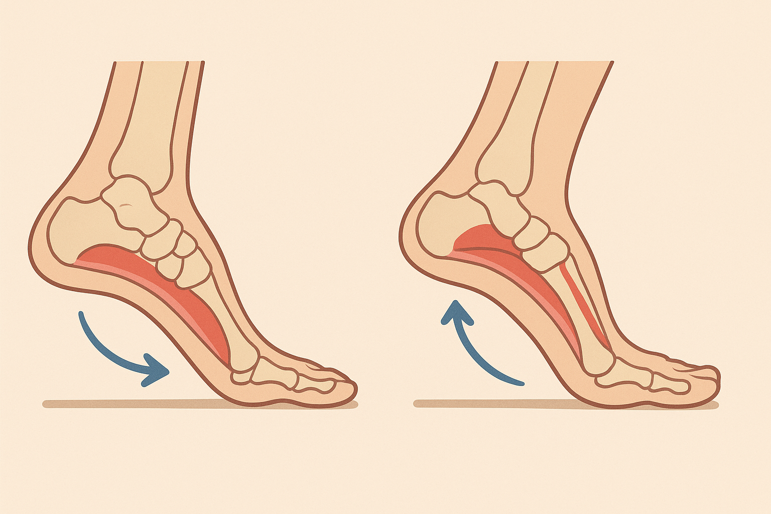 Foot arch circulation pump system