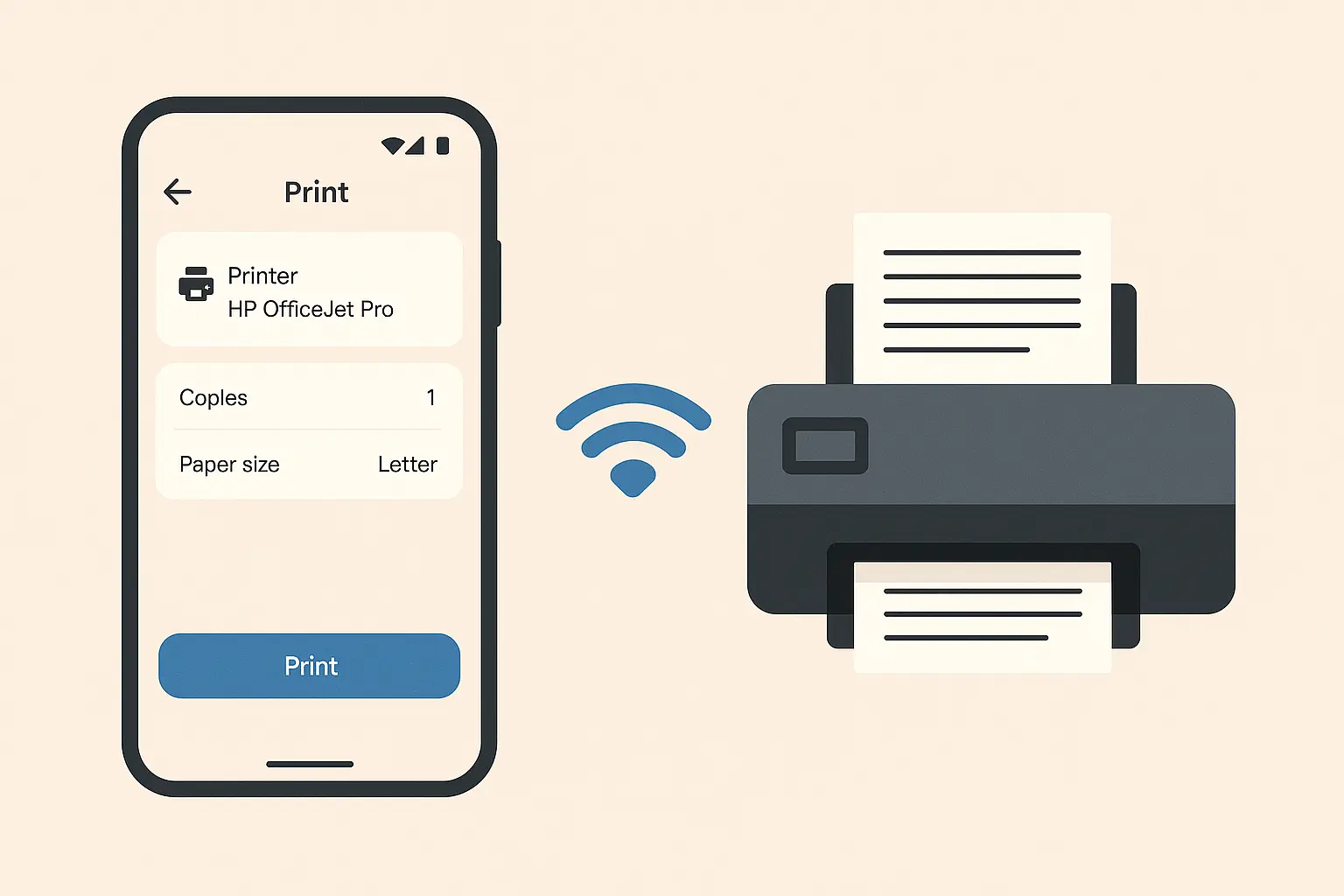 Android phone printing setup guide