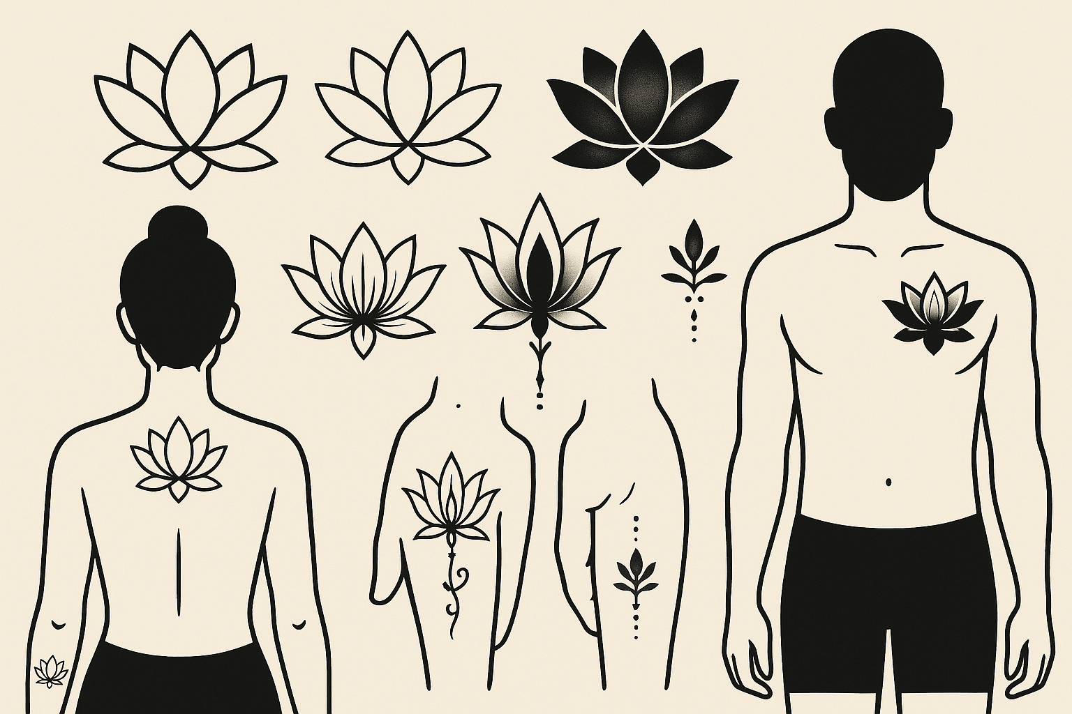 Black lotus tattoo design considerations