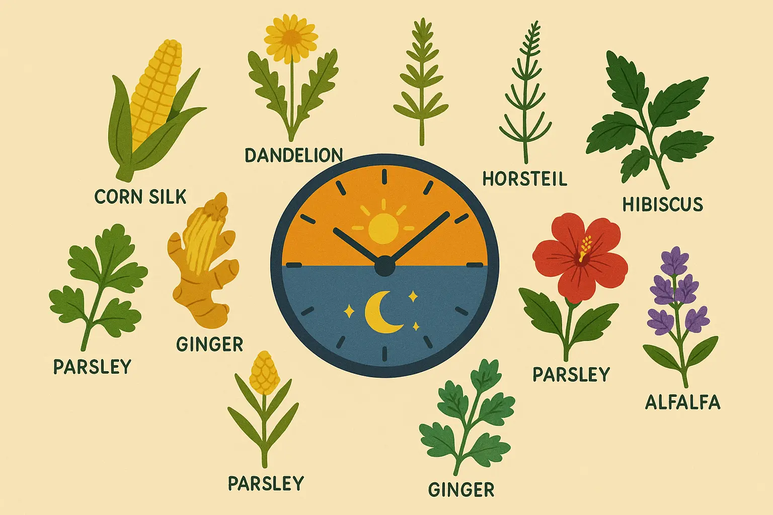 Hormonal fluctuations and diuretics