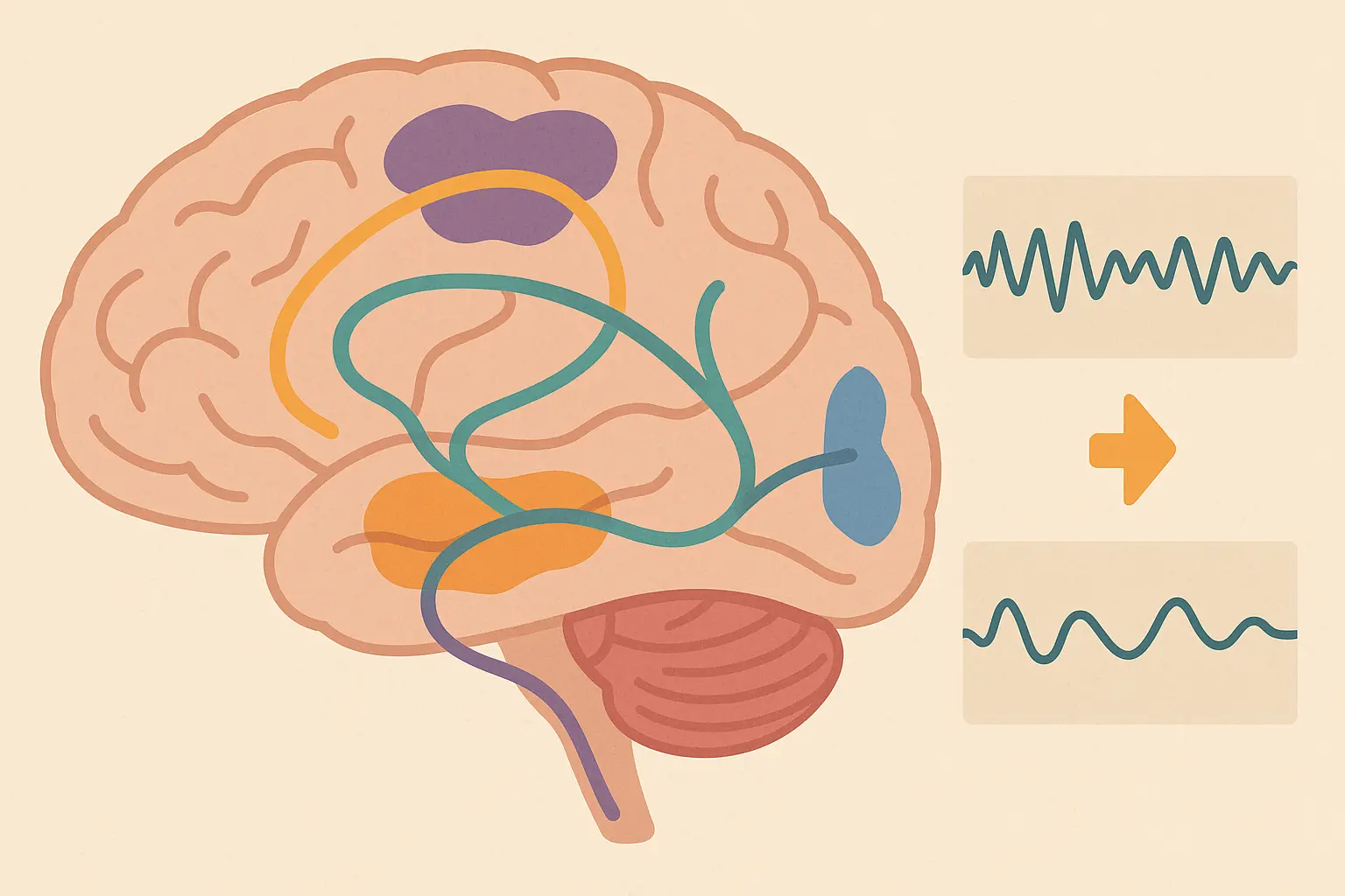 Brain sleep stage transitions