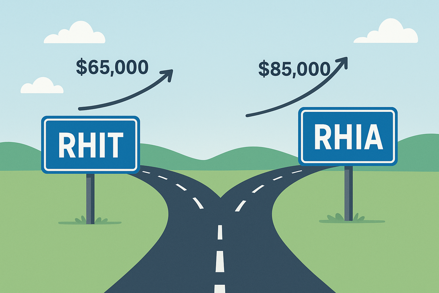 RHIT vs RHIA career path comparison