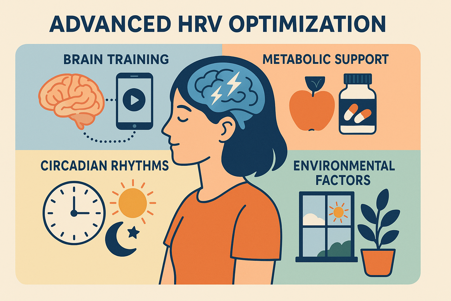 NAD therapy for HRV optimization