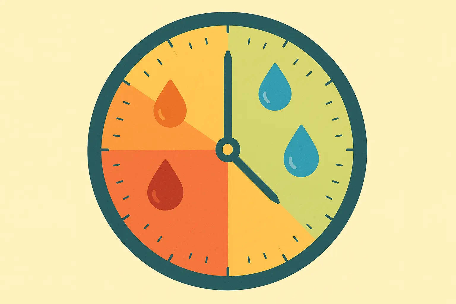 Daily dehydration risk patterns