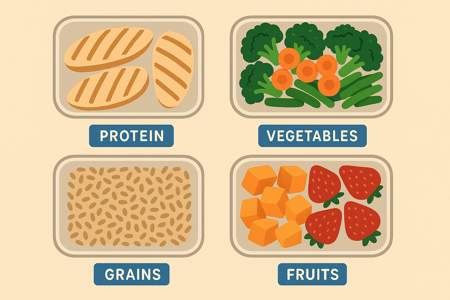 Component-based meal prep system