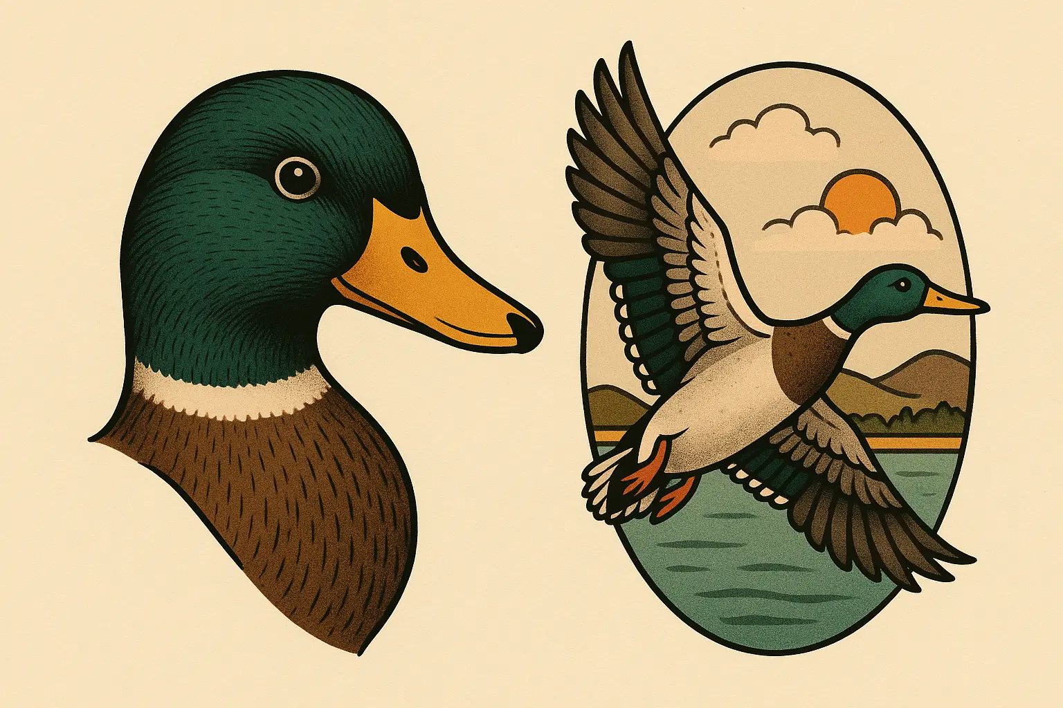 25 Best Duck Tattoos That’ll Make You Want to Dive Right In
