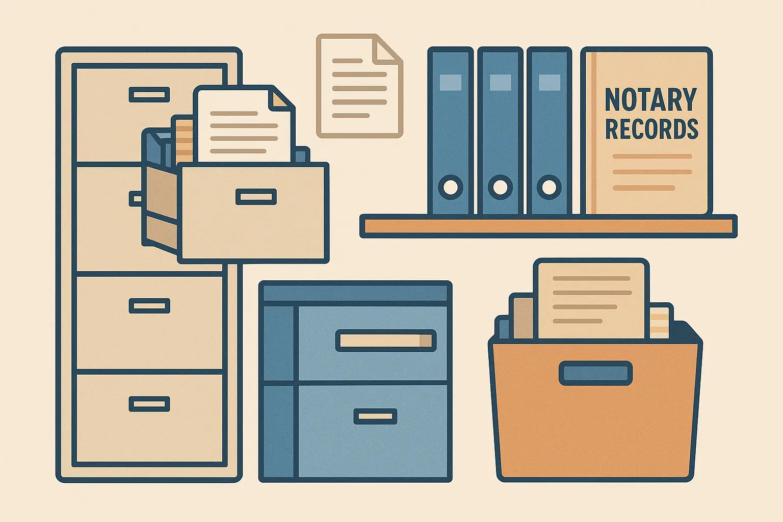 Notary record keeping requirements