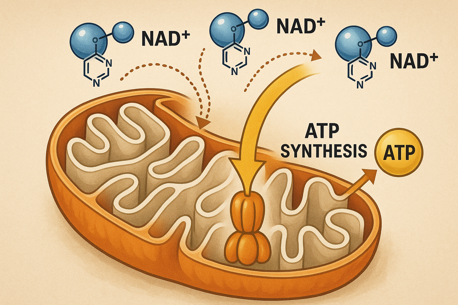 NAD cellular energy system illustration