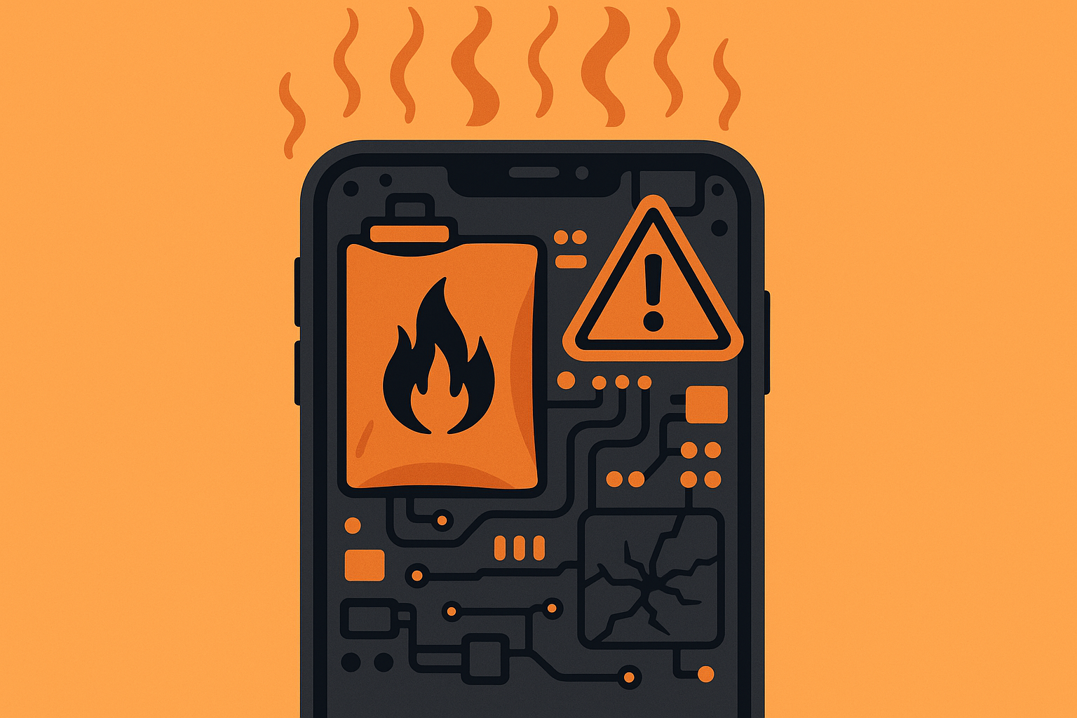 Smartphone thermal damage temperature chart