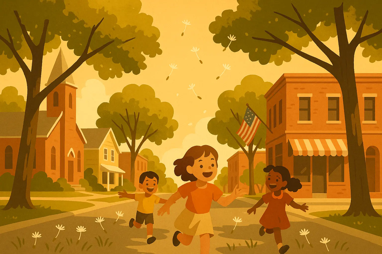 Nostalgic Americana and coming of age themes