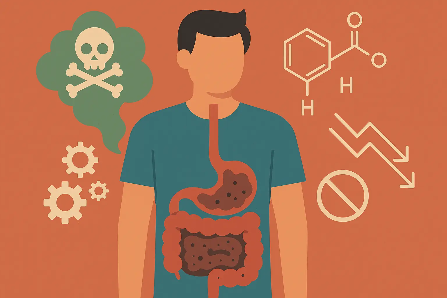 metabolic disruption from constipation
