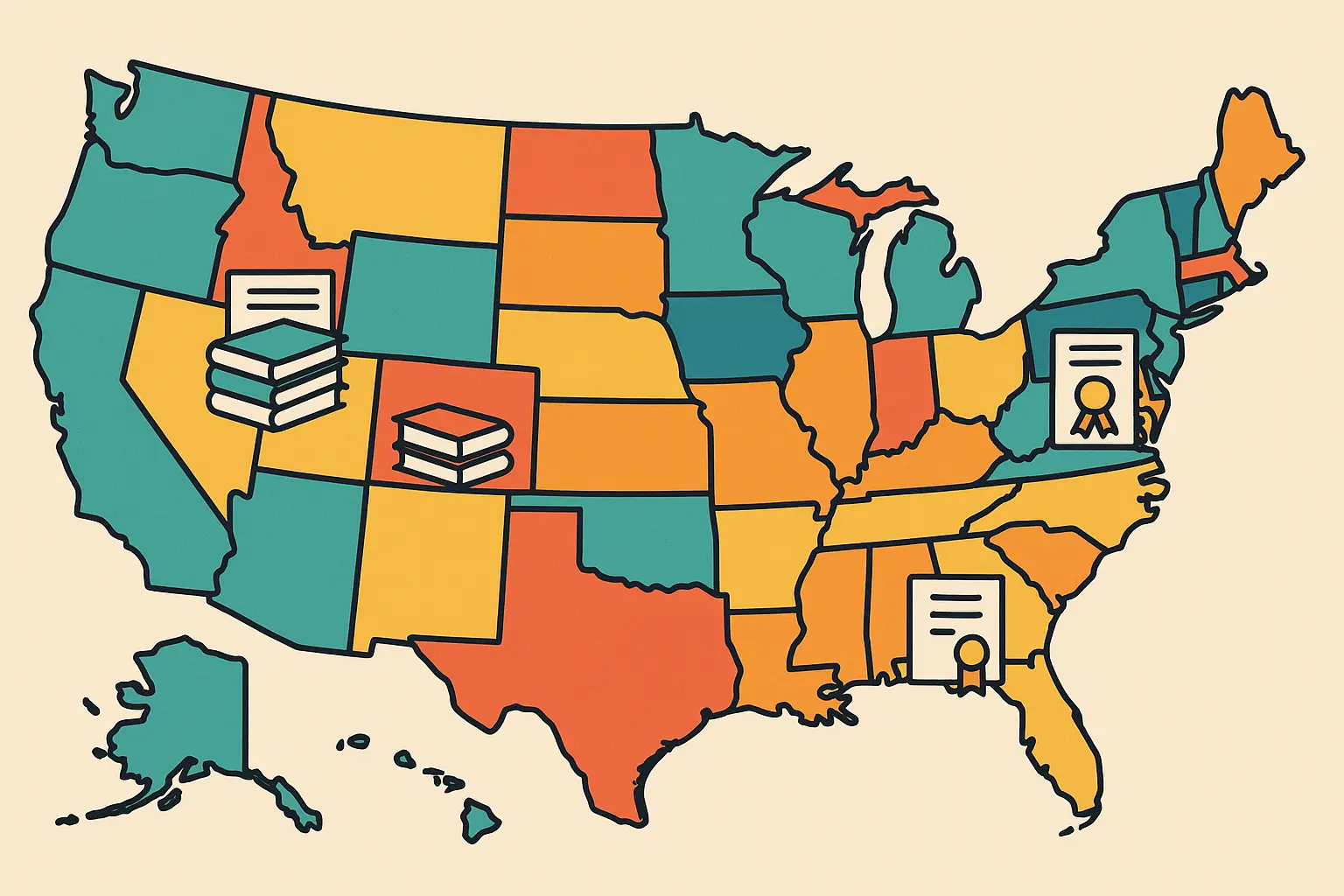 State real estate education requirements comparison