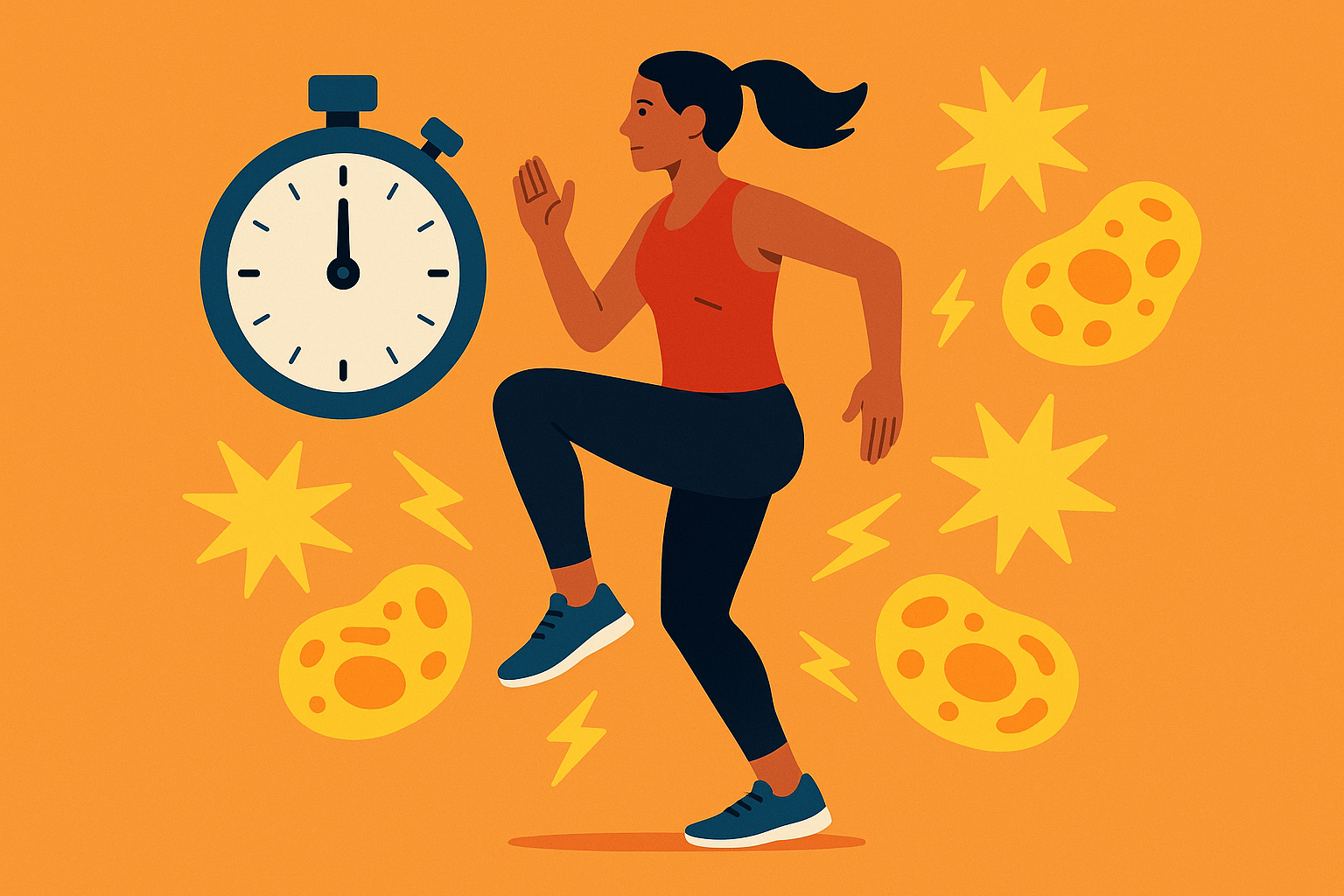 HIIT training for mitochondrial biogenesis