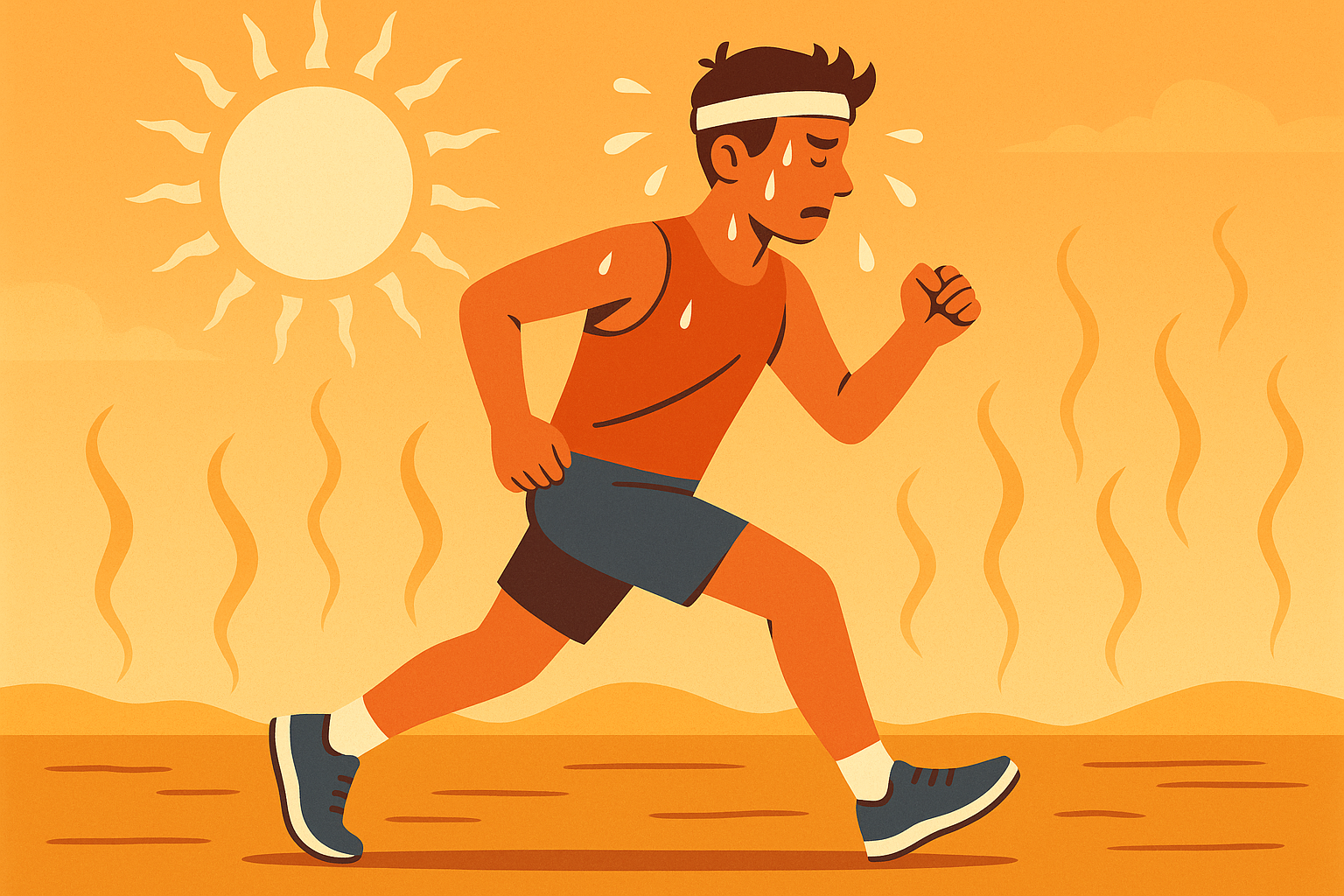 Heat impact on marathon calorie burn and energy expenditure
