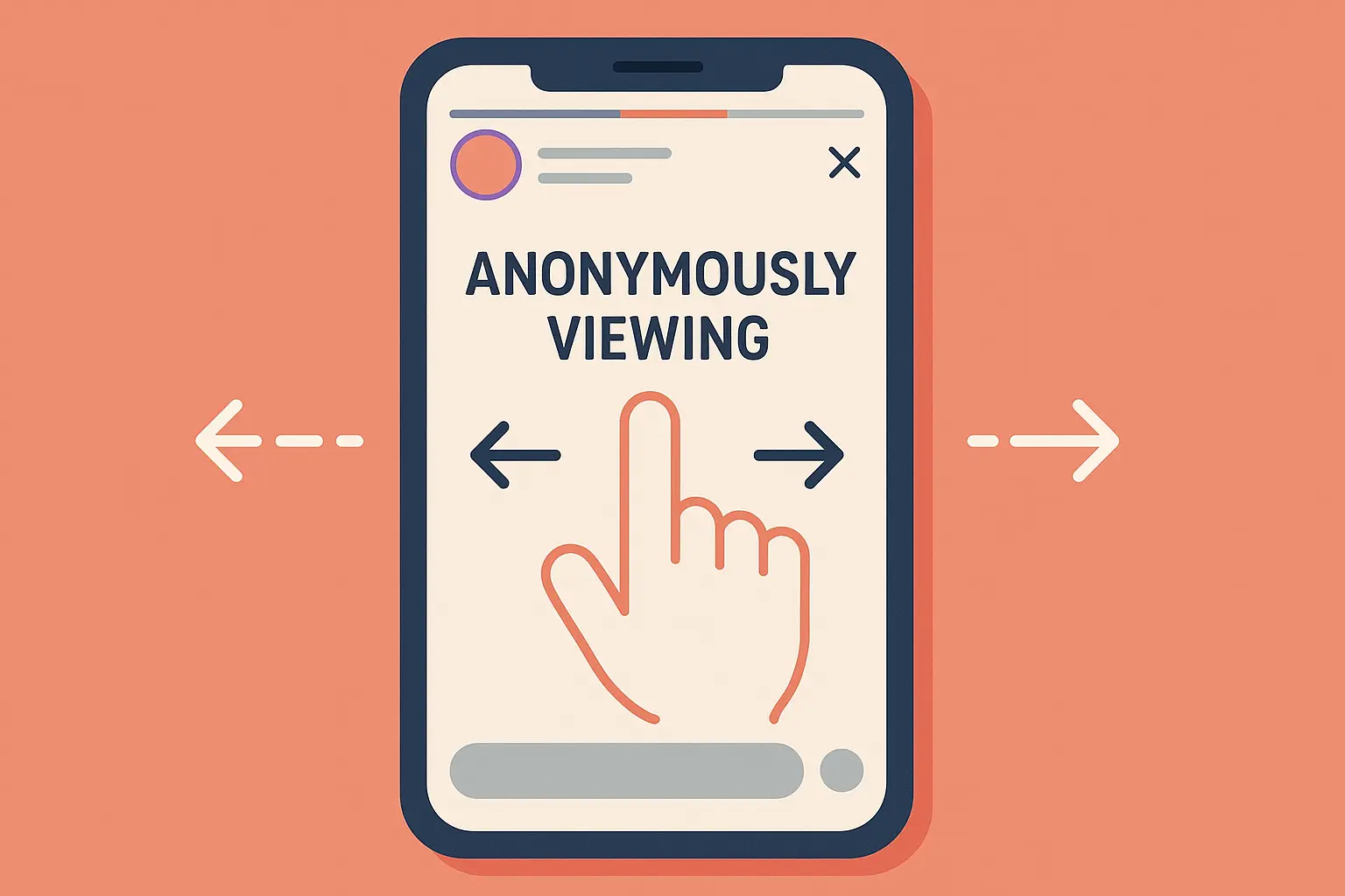 Mobile-optimized story viewer interfaces on smartphones