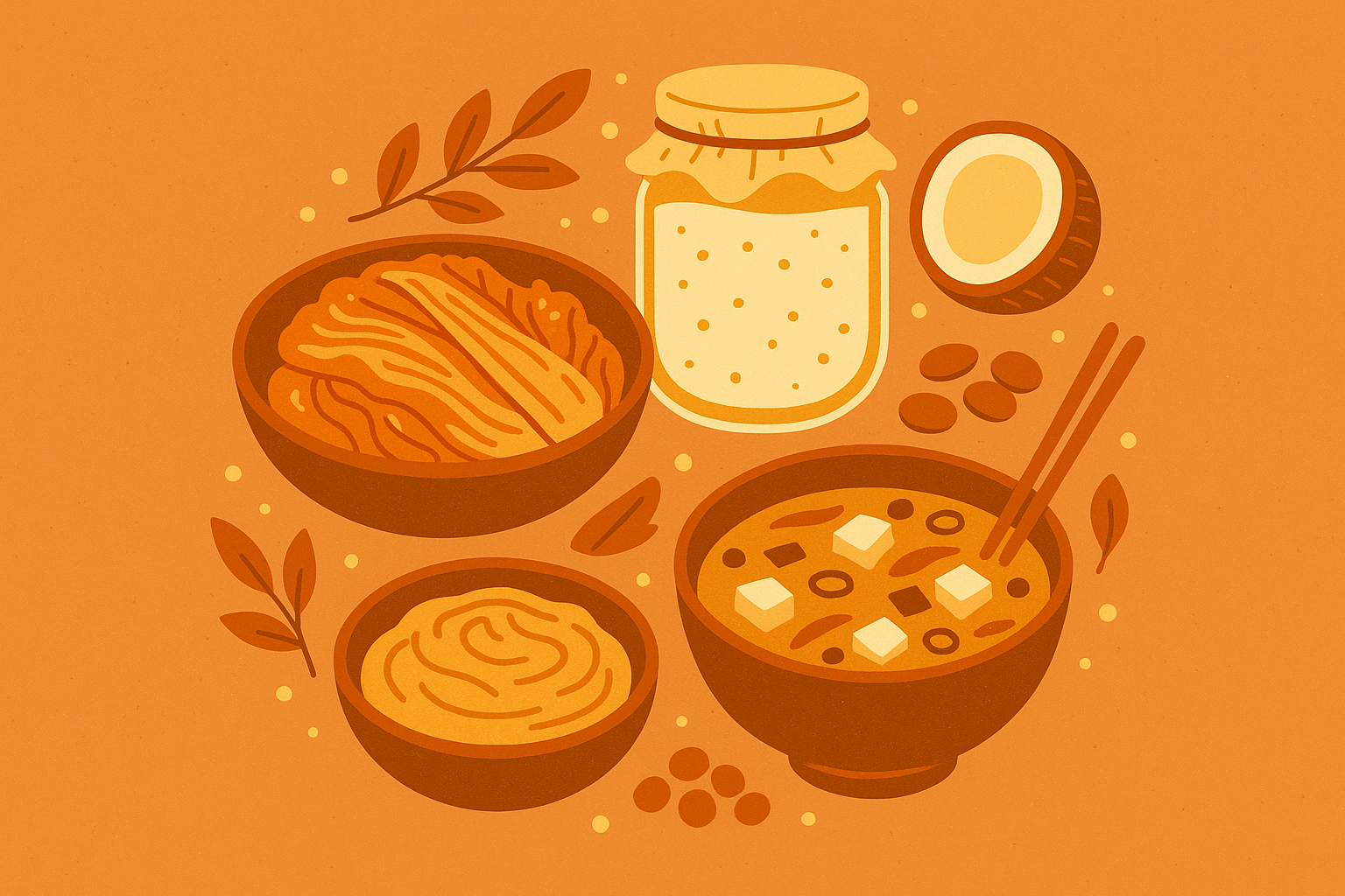 Fermented foods for gut health