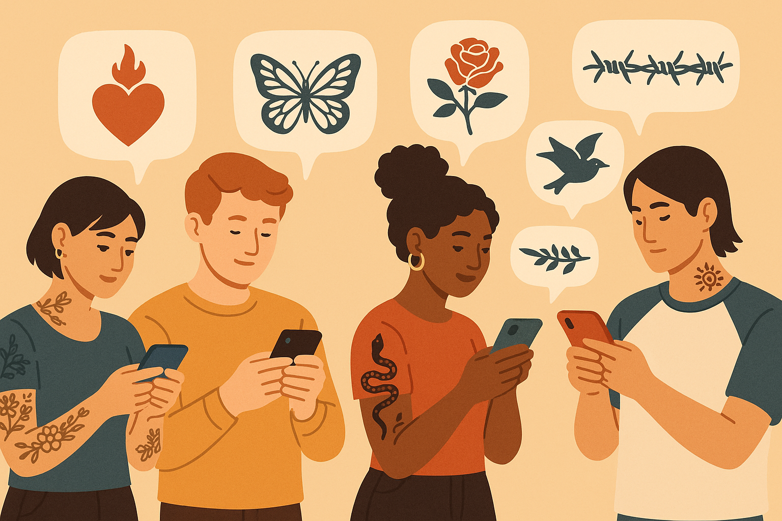 Celebrity tattoo influence on social media