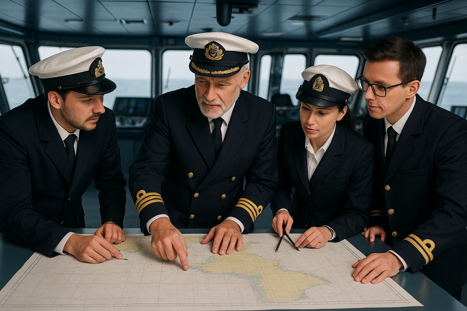 Ship hierarchy and politics dynamics
