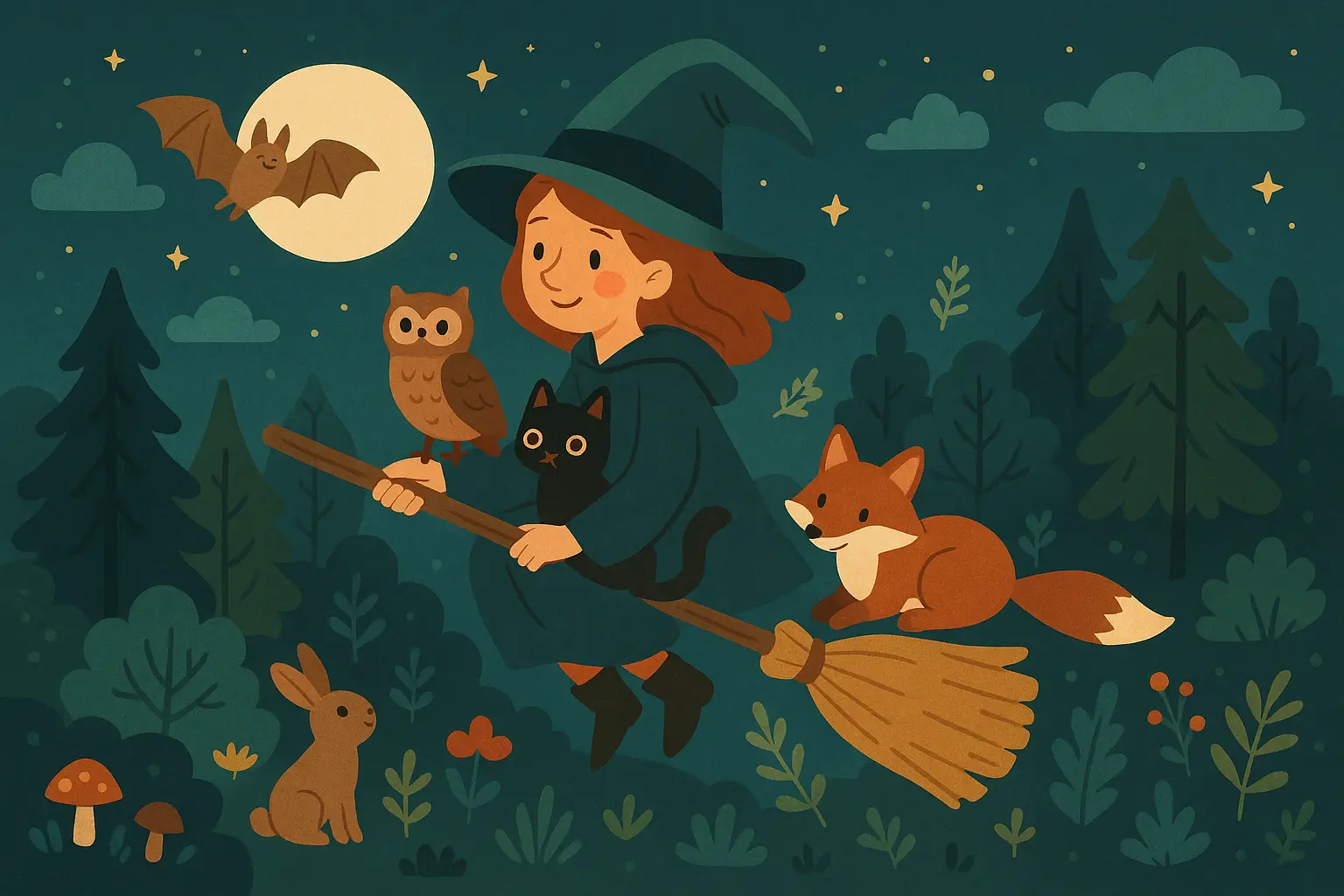 Fantasy creatures from children's bedtime stories