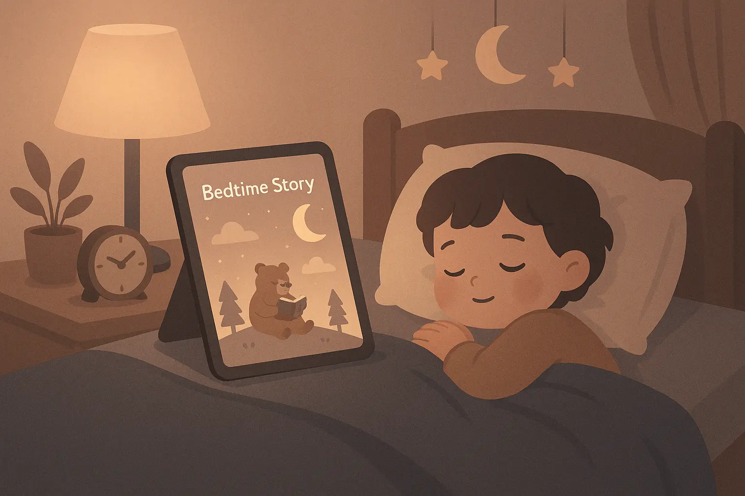 AI technology creating personalized bedtime stories