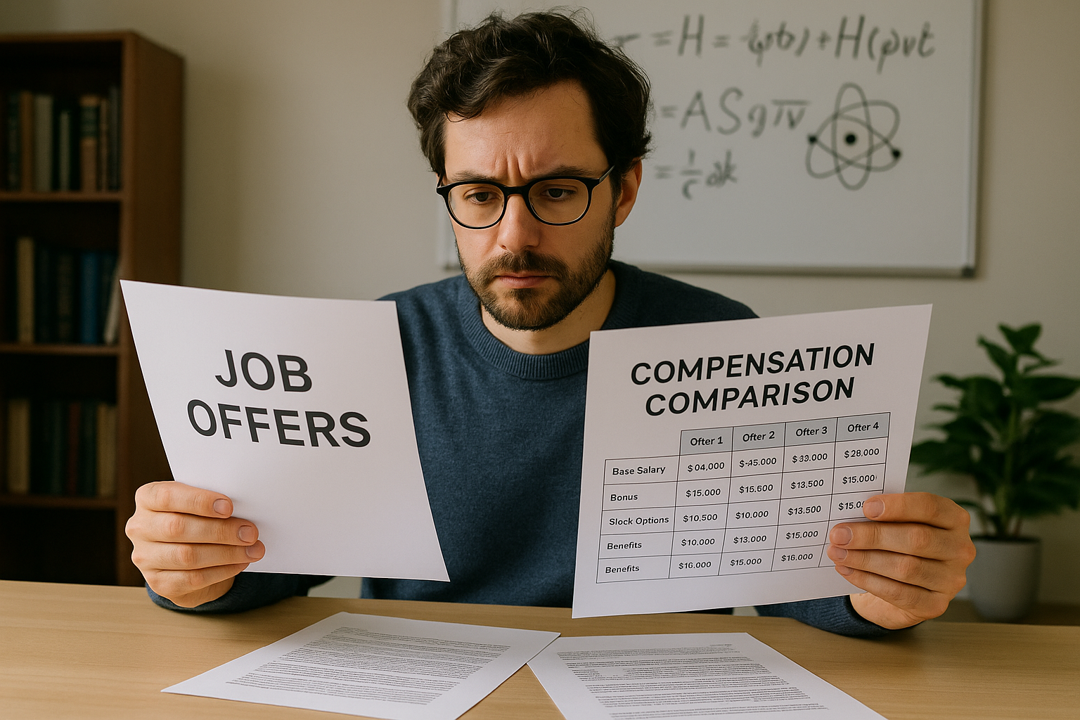 Salary negotiation strategies for quantum physicists