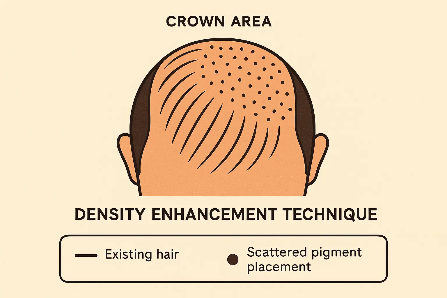 Crown density boosting results