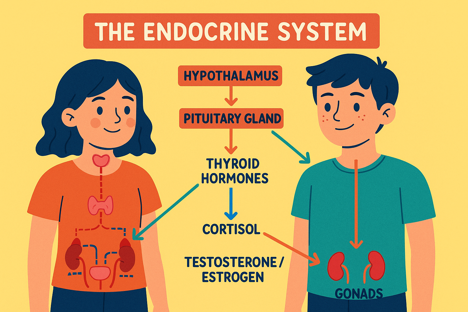 Hormonal balance and adolescent mental health