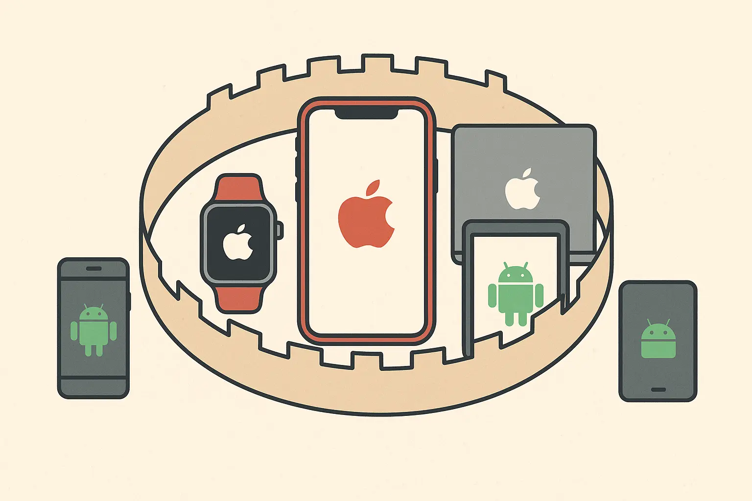 Apple's walled garden ecosystem strategy