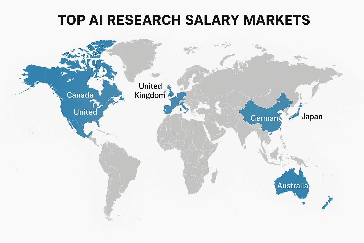 Global AI Research Salary Comparison Map