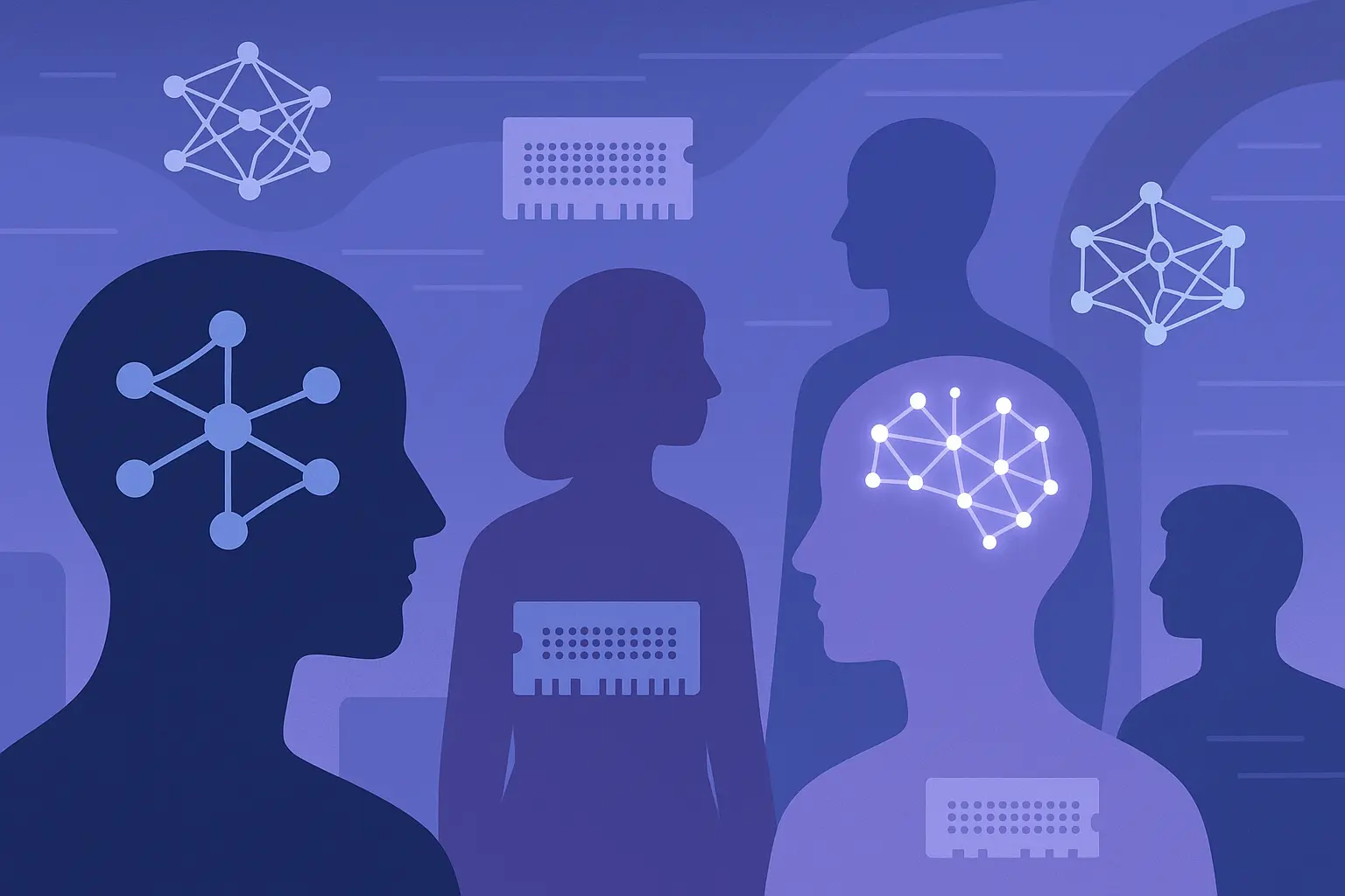 Digital brain interface with neural network connections