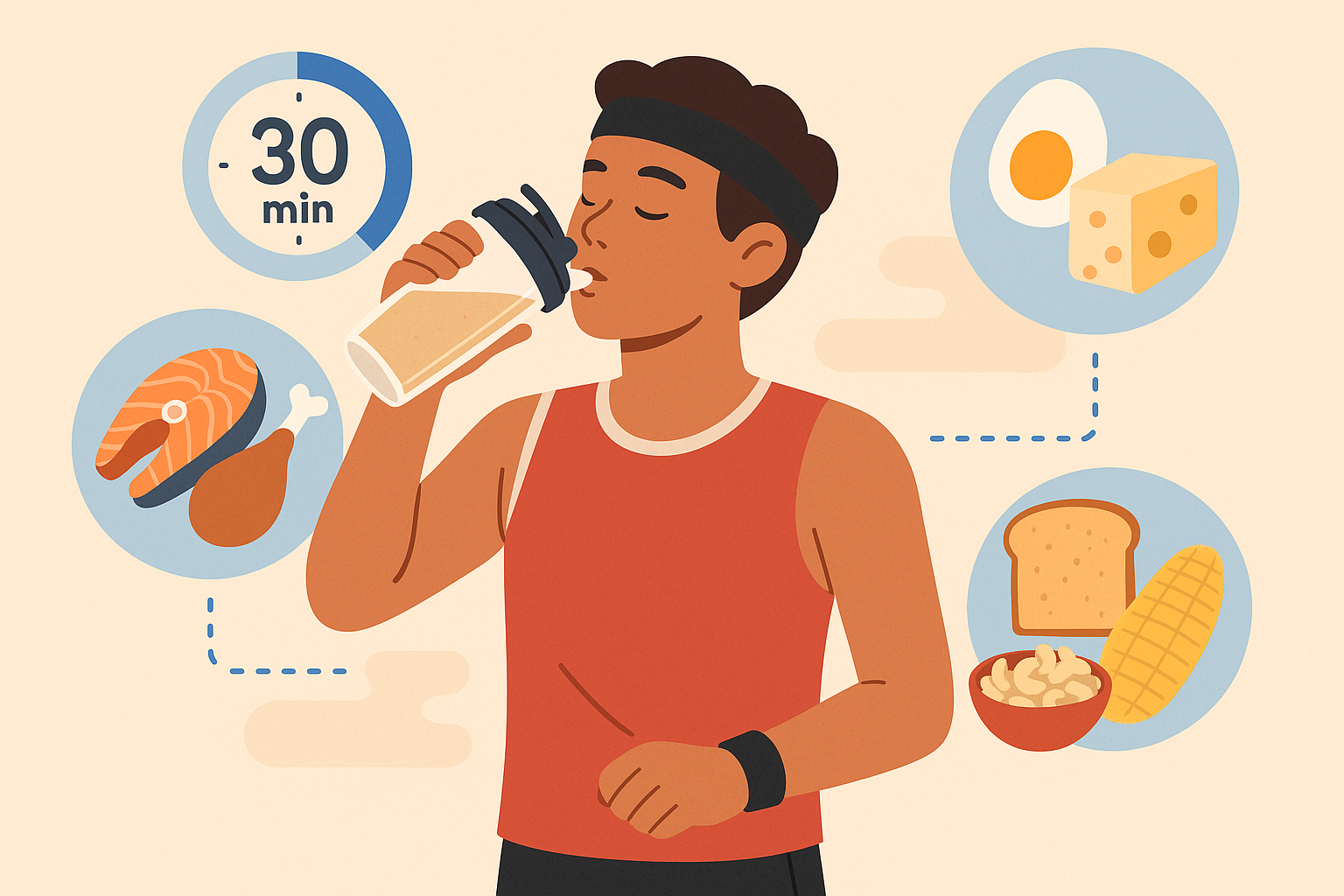 Post-training nutrition timing for teenage athletes