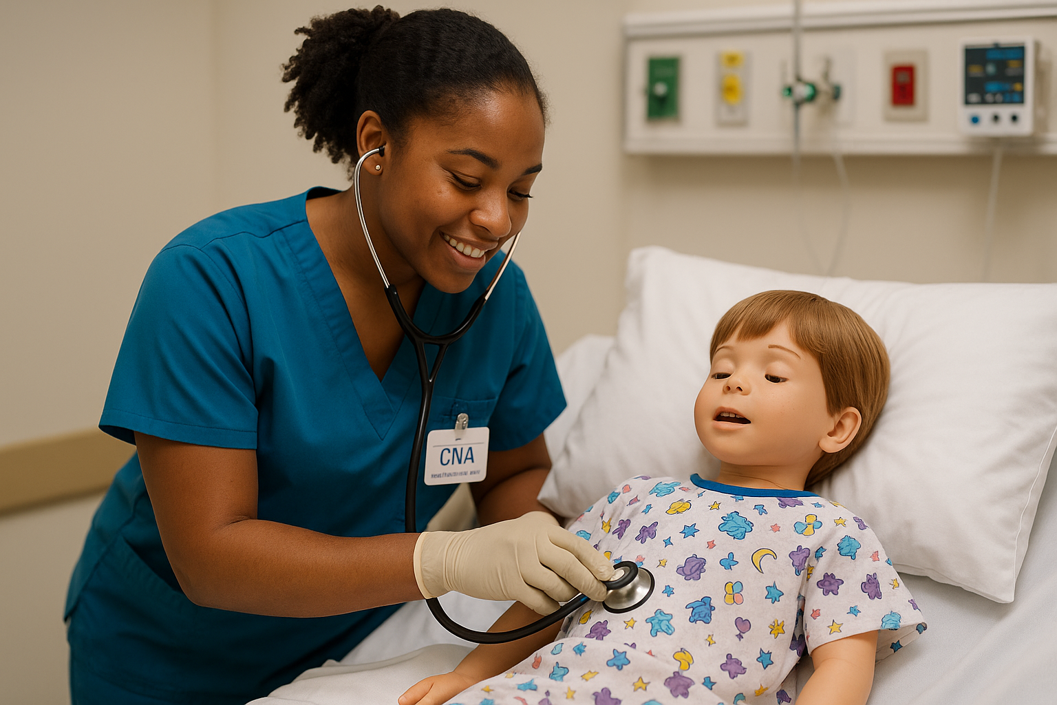 Pediatric CNA development timeline and phases