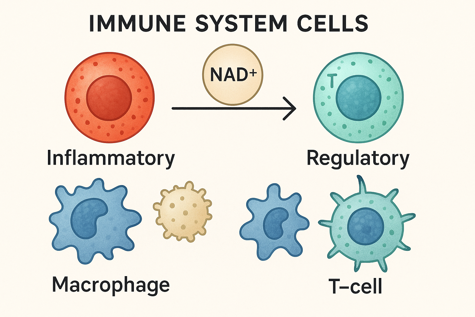 NAD immune system modulation effects