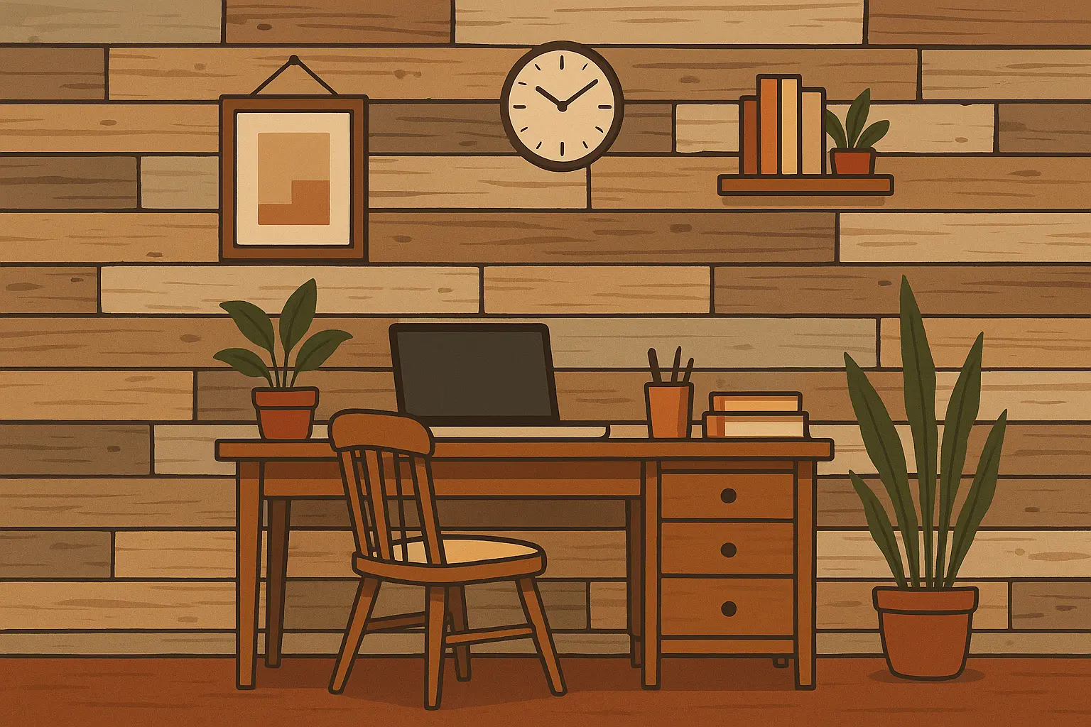 Reclaimed wood paneling project