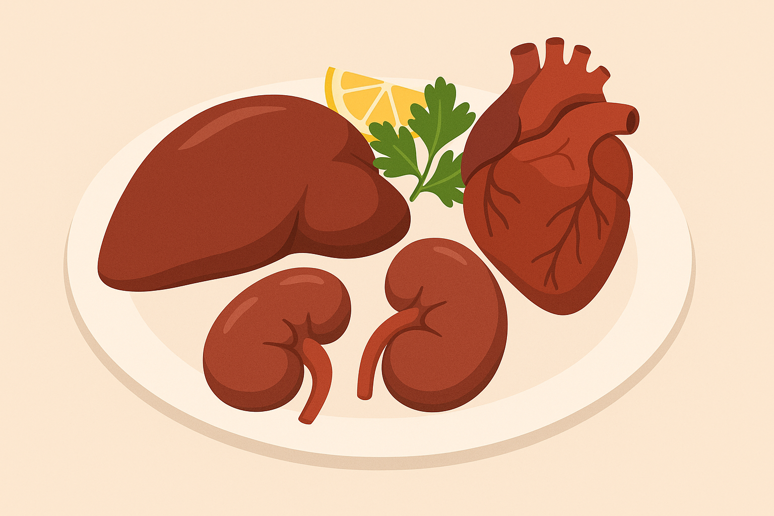 Organ meats for carnivore nutrition