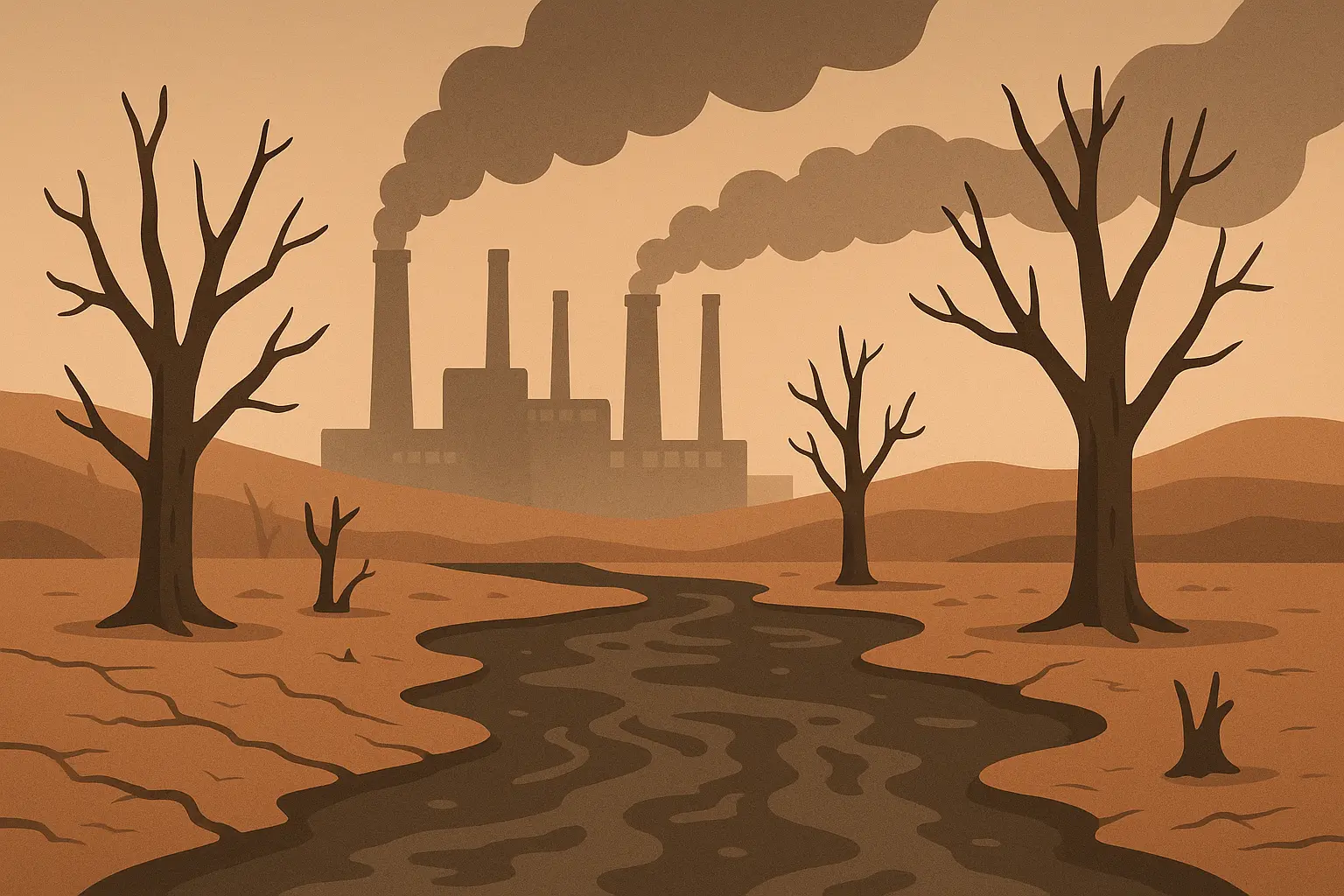 Environmental collapse dystopian fiction