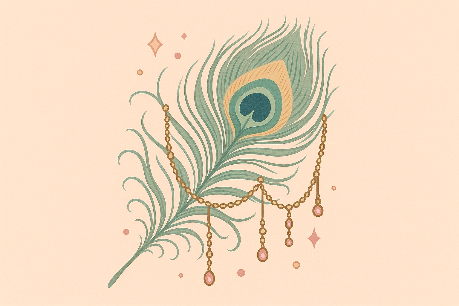 Feminine and delicate peacock tattoo designs