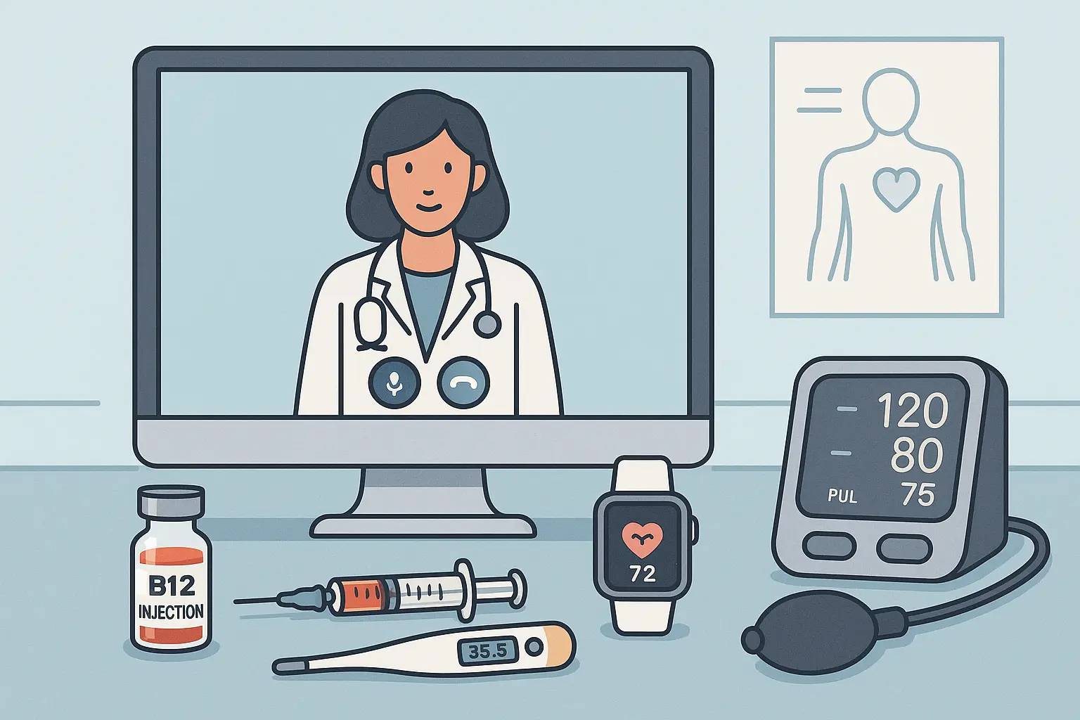 Enov.one B12 injection telemedicine platform