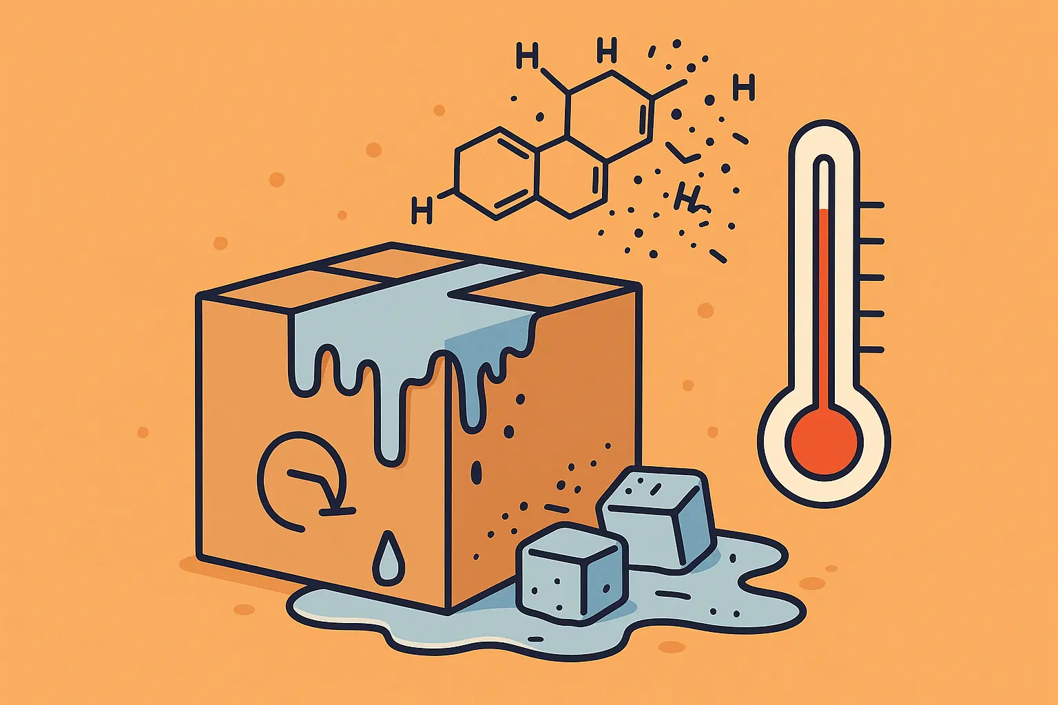 Temperature monitoring for hormone sample shipping
