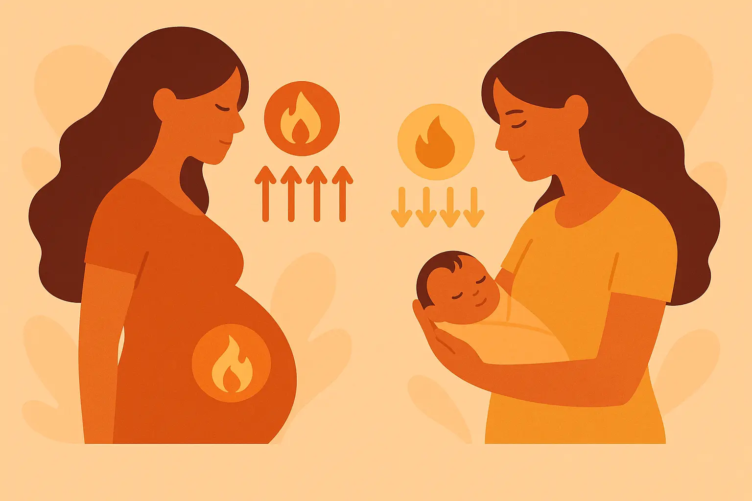 Metabolic changes during postpartum recovery