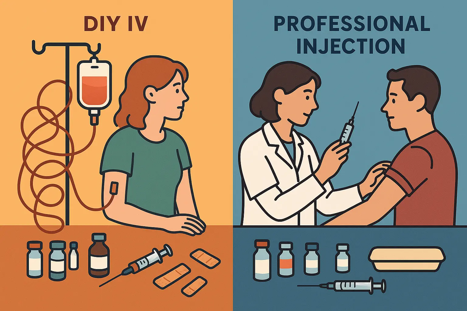 Professional therapeutic injection services