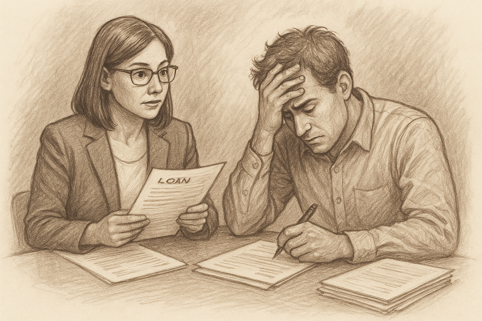 Reading stress signals and borrower psychology